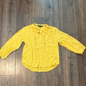 Tommy Hilfiger Mustard Button-Up Blouse